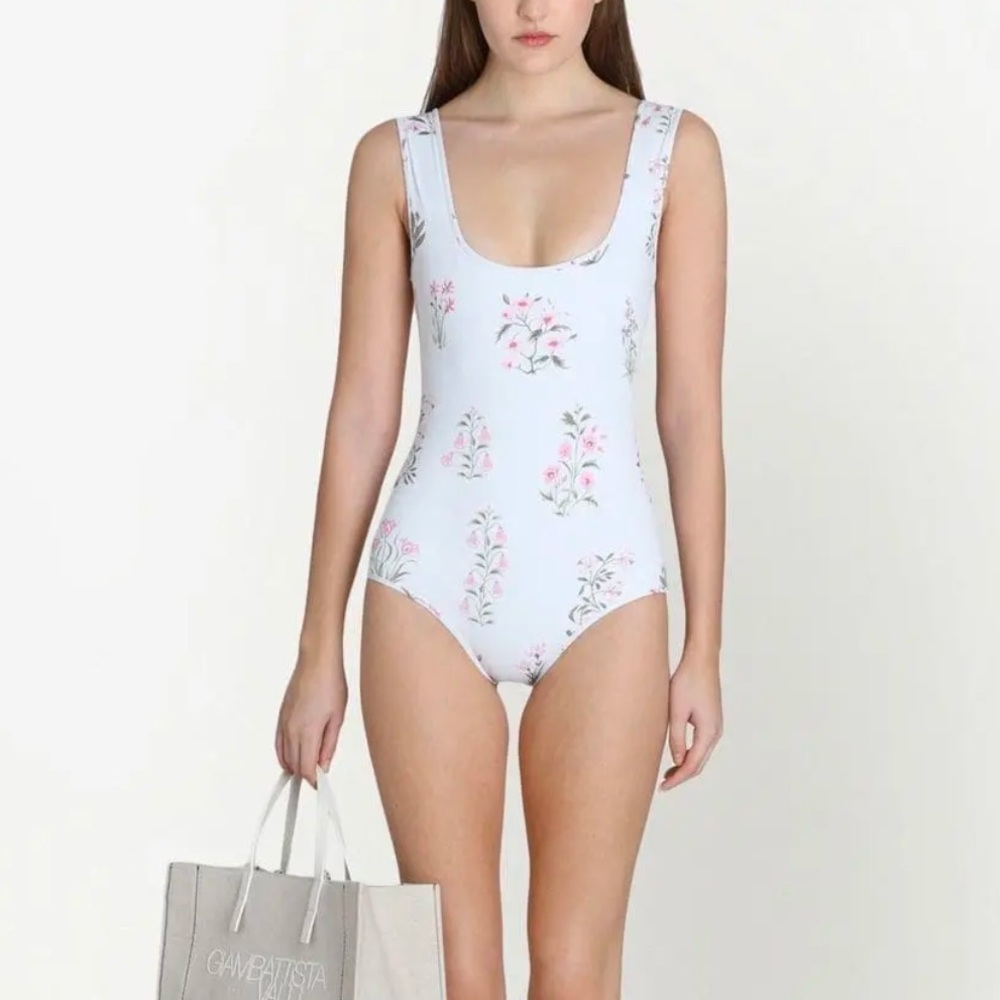 Giambattista Valli Beach Club Floral Swimsuit - Picture 4 of 8